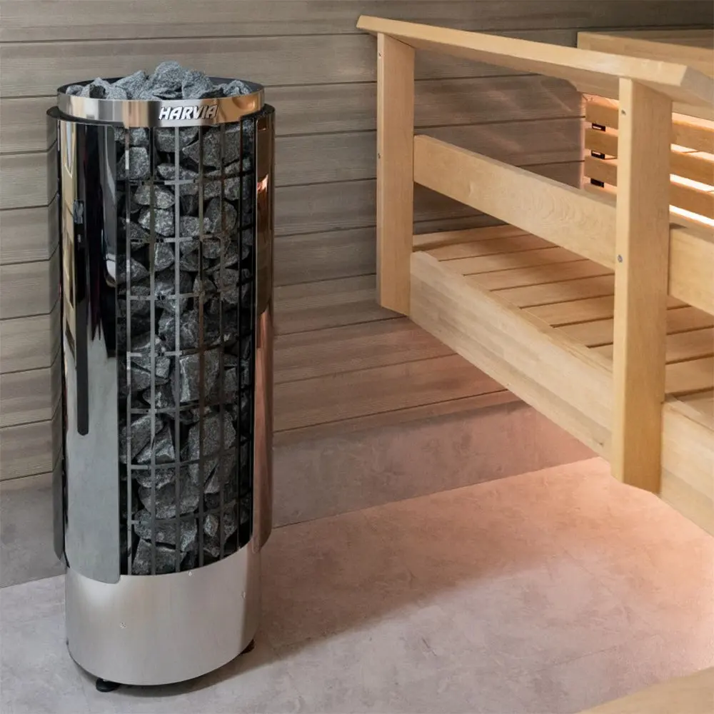 Harvia Electronic Silver Cilindro Heater - Image 3