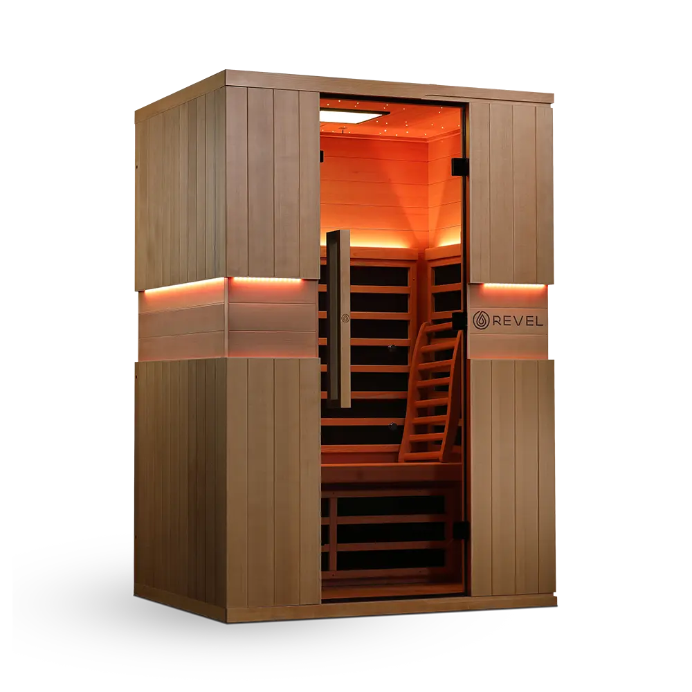 Revel Aura 2 Person Full Spectrum Infrared Sauna - Next Gen - Image 14