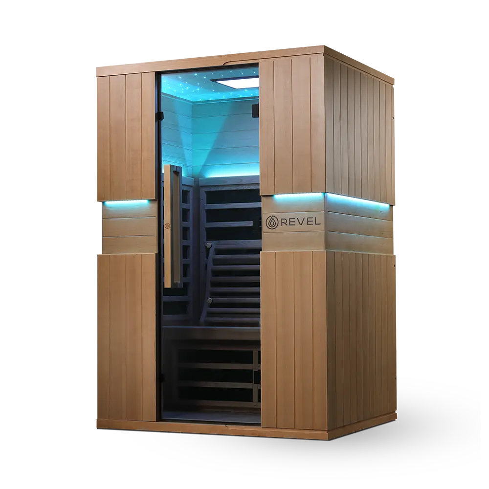 Revel Aura 2 Person Full Spectrum Infrared Sauna - Next Gen - Image 23
