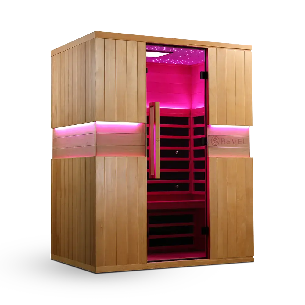 Revel Aura 3 Person Full Spectrum Infrared Sauna - Next Gen - Image 11