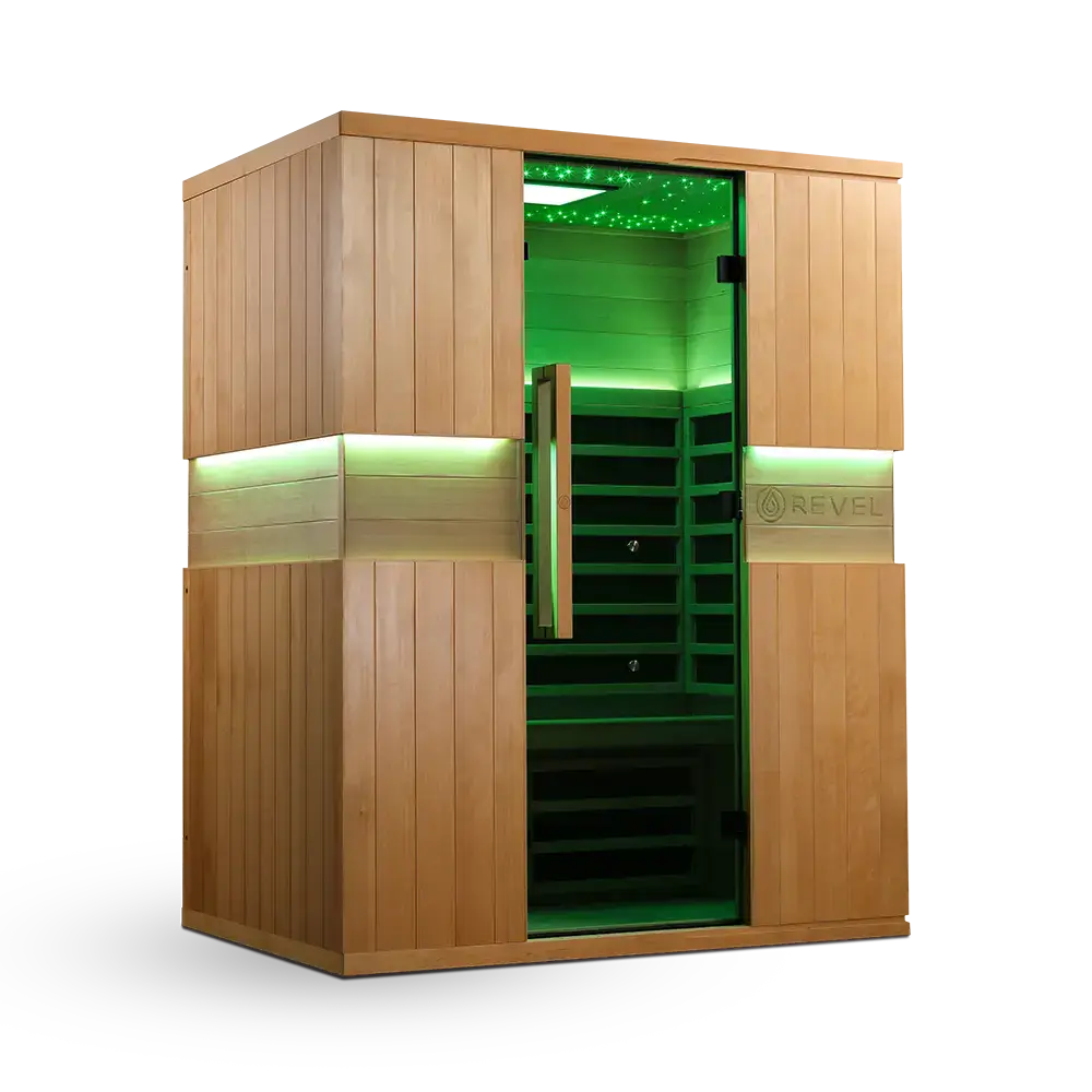 Revel Aura 3 Person Full Spectrum Infrared Sauna - Next Gen - Image 12