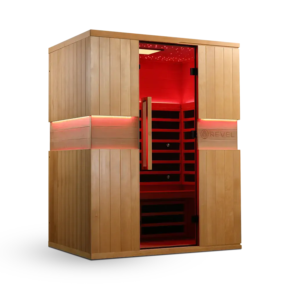 Revel Aura 3 Person Full Spectrum Infrared Sauna - Next Gen - Image 14