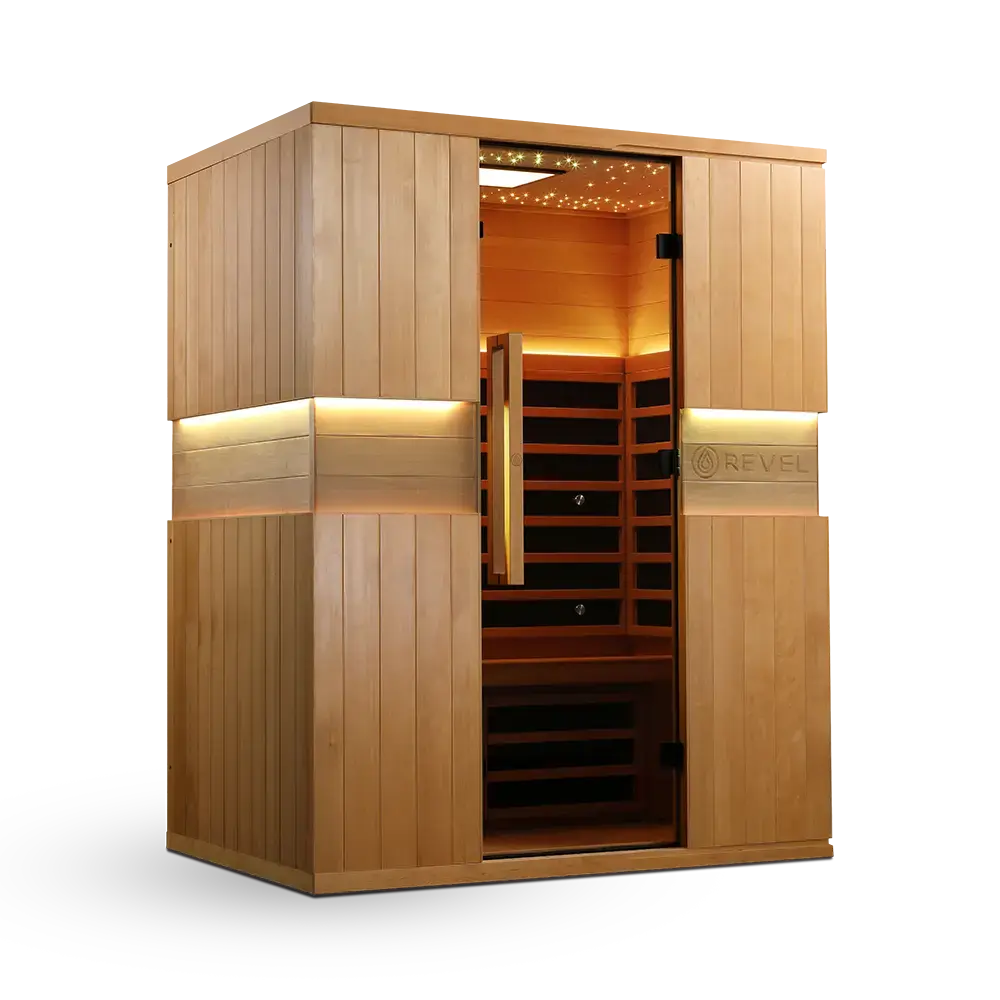 Revel Aura 3 Person Full Spectrum Infrared Sauna - Next Gen - Image 15