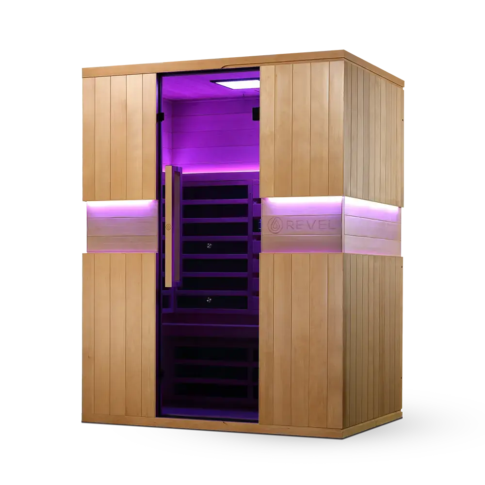 Revel Aura 3 Person Full Spectrum Infrared Sauna - Next Gen - Image 17