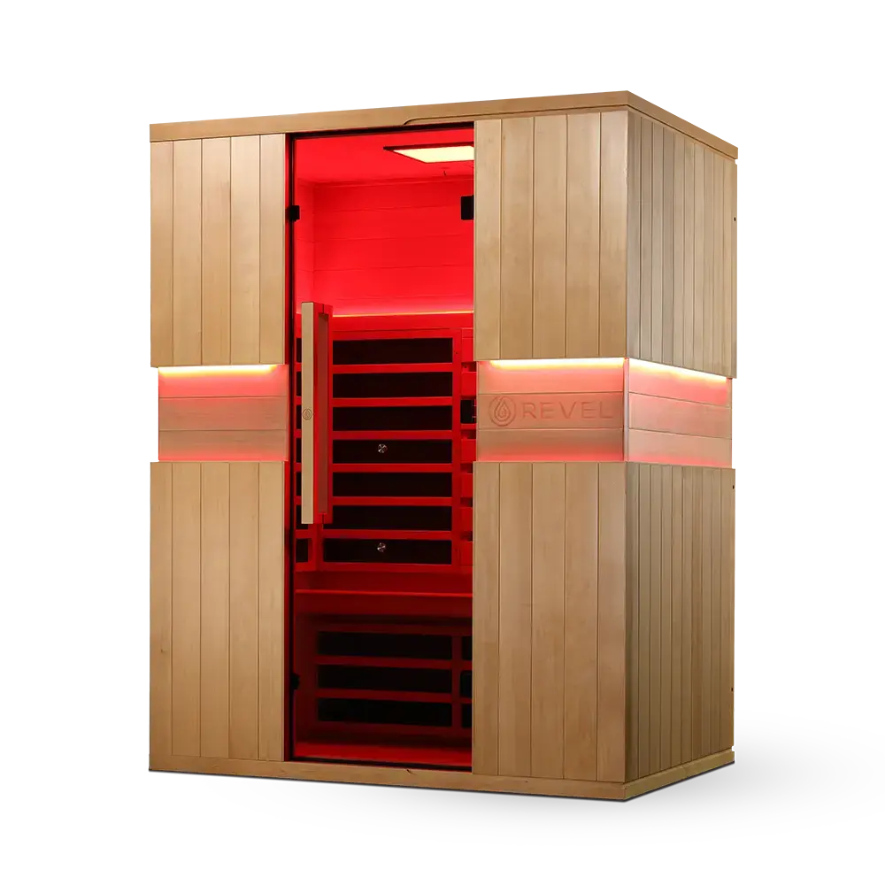 Revel Aura 3 Person Full Spectrum Infrared Sauna - Next Gen - Image 19