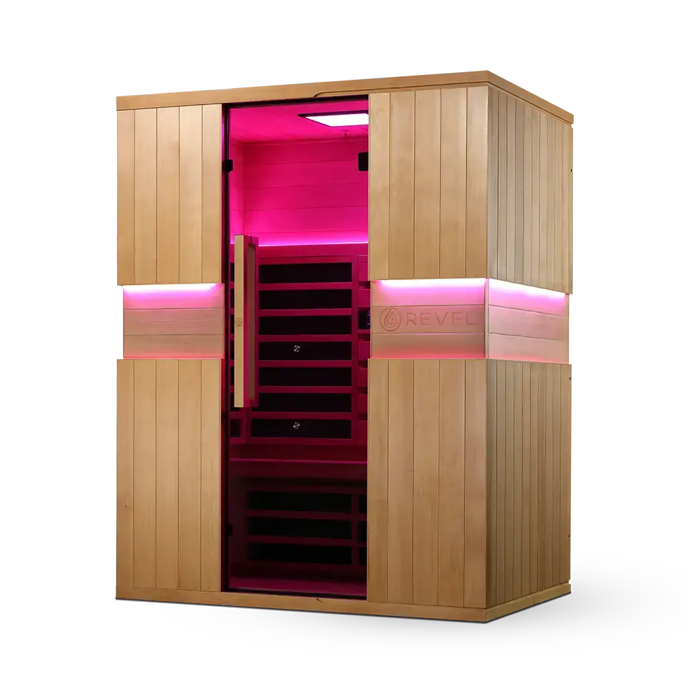 Revel Aura 3 Person Full Spectrum Infrared Sauna - Next Gen - Image 20