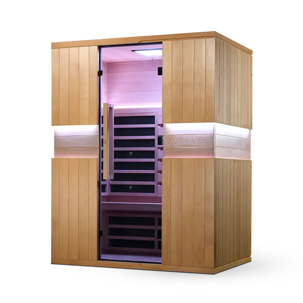 Revel Aura 3 Person Full Spectrum Infrared Sauna - Next Gen - Image 21