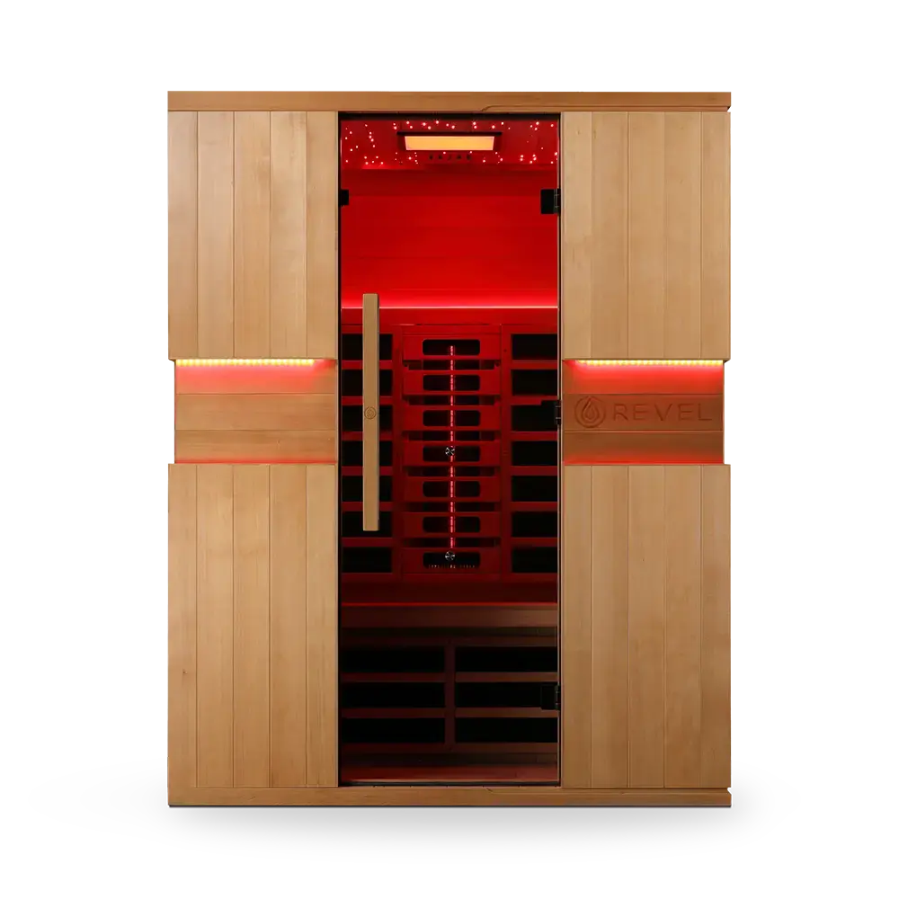 Revel Aura 3 Person Full Spectrum Infrared Sauna - Next Gen - Image 24