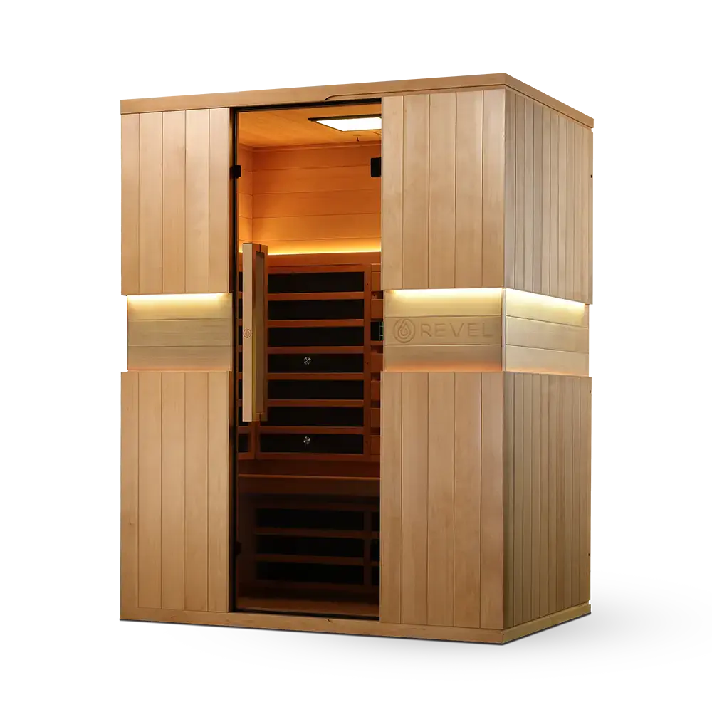 Revel Aura 3 Person Full Spectrum Infrared Sauna - Next Gen - Image 5