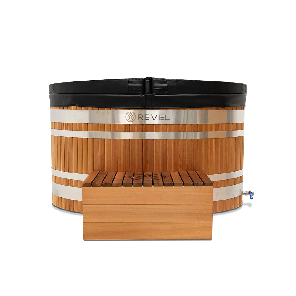 Revel Aura 3P Infrared Sauna with Glacier Solo Ice Bath and 1HP Chiller - Image 23