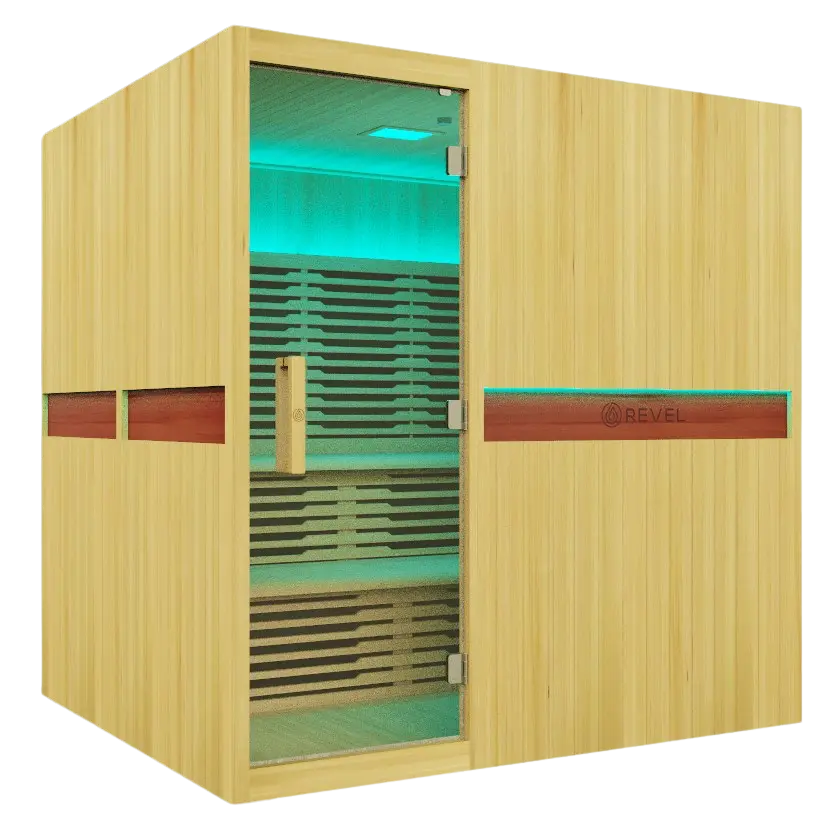 Revel Aura (Gen 1) - 6 Person Full Spectrum Infrared Sauna - Image 3