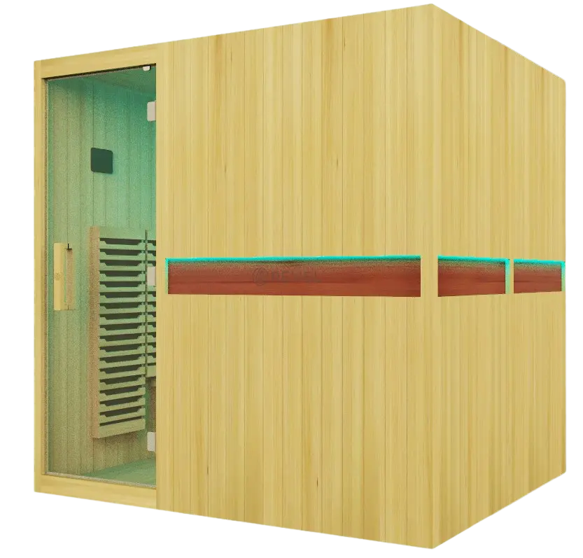 Revel Aura (Gen 1) - 6 Person Full Spectrum Infrared Sauna - Image 4