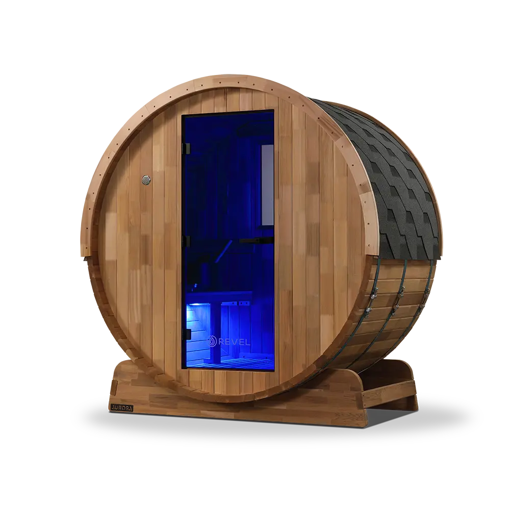 Revel Aurora - 2 Person Traditional Cedar Barrel Sauna - Next Gen - Image 14