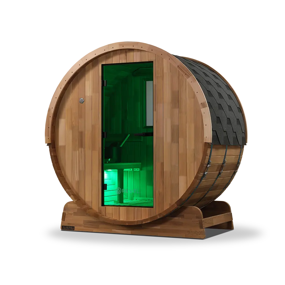 Revel Aurora - 2 Person Traditional Cedar Barrel Sauna - Next Gen - Image 15