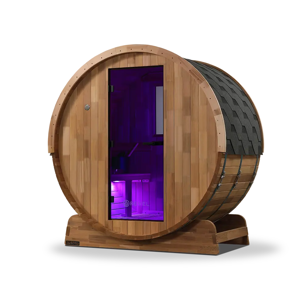 Revel Aurora - 2 Person Traditional Cedar Barrel Sauna - Next Gen - Image 16