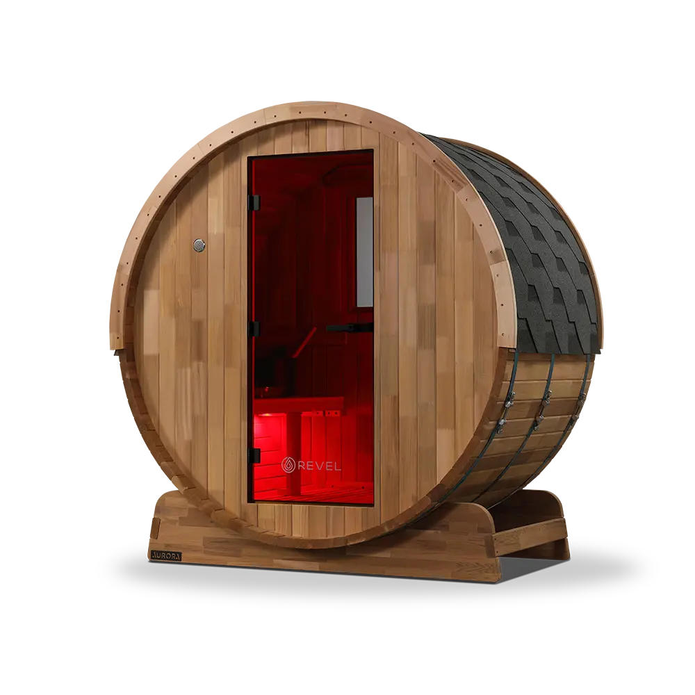 Revel Aurora - 2 Person Traditional Cedar Barrel Sauna - Next Gen - Image 17
