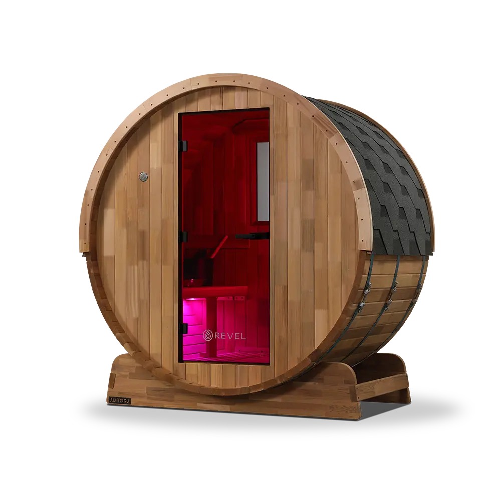 Revel Aurora - 2 Person Traditional Cedar Barrel Sauna - Next Gen - Image 18