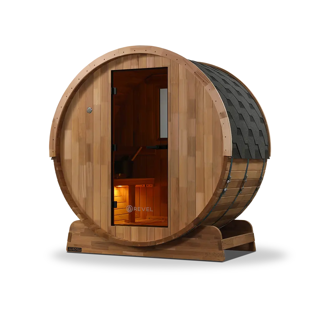 Revel Aurora - 2 Person Traditional Cedar Barrel Sauna - Next Gen - Image 20