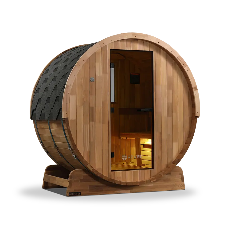 Revel Aurora - 2 Person Traditional Cedar Barrel Sauna - Next Gen - Image 21