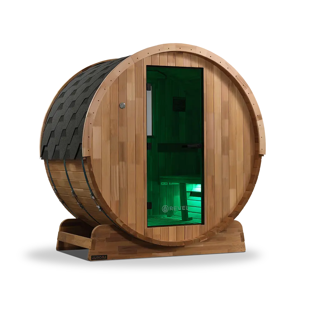 Revel Aurora - 2 Person Traditional Cedar Barrel Sauna - Next Gen - Image 22