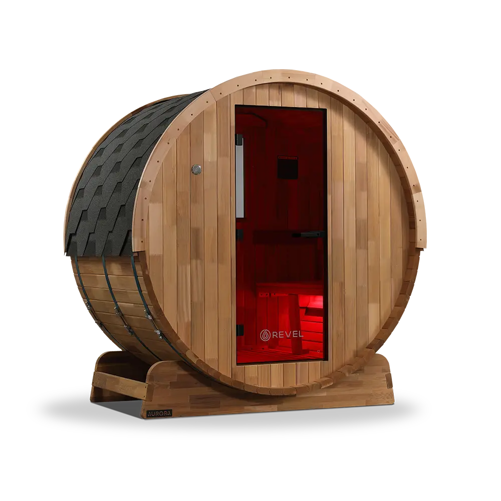 Revel Aurora - 2 Person Traditional Cedar Barrel Sauna - Next Gen - Image 23
