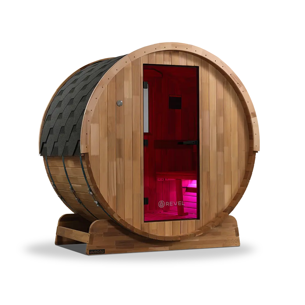 Revel Aurora - 2 Person Traditional Cedar Barrel Sauna - Next Gen - Image 24