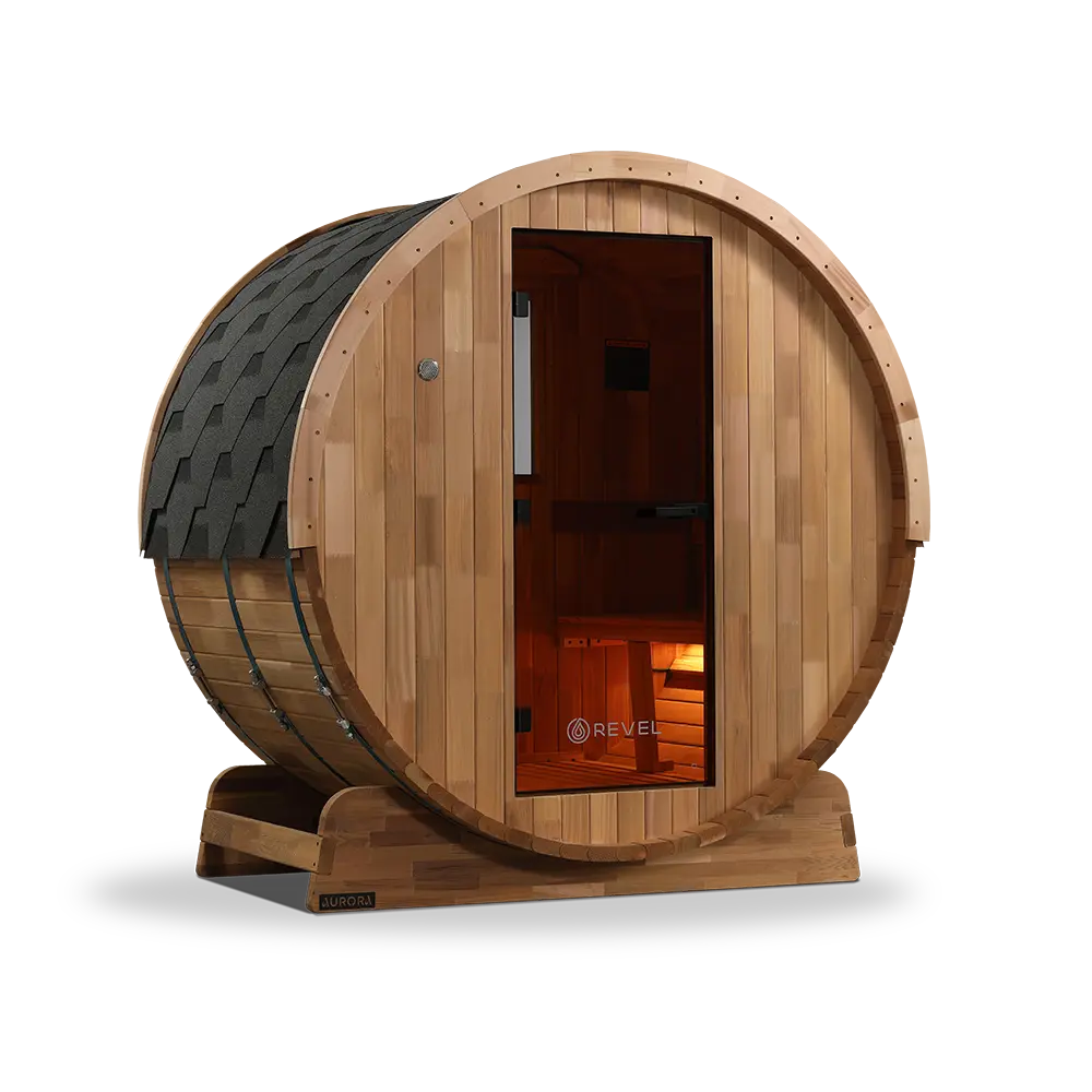 Revel Aurora - 2 Person Traditional Cedar Barrel Sauna - Next Gen - Image 25