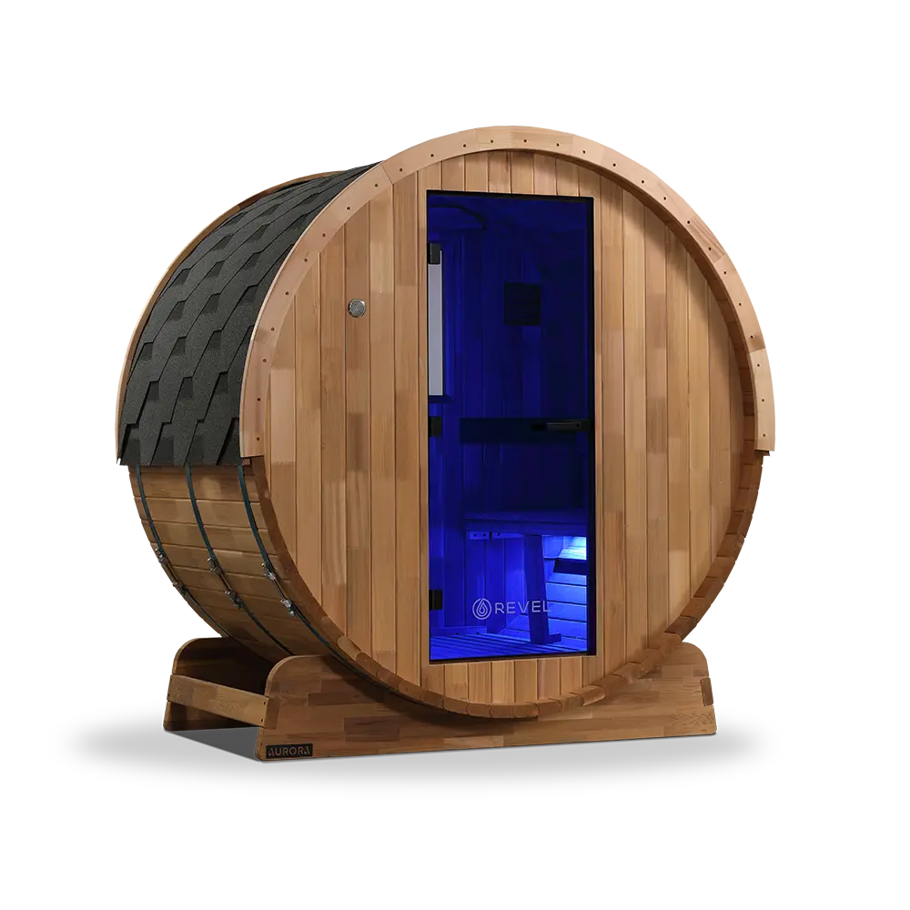 Revel Aurora - 2 Person Traditional Cedar Barrel Sauna - Next Gen - Image 26