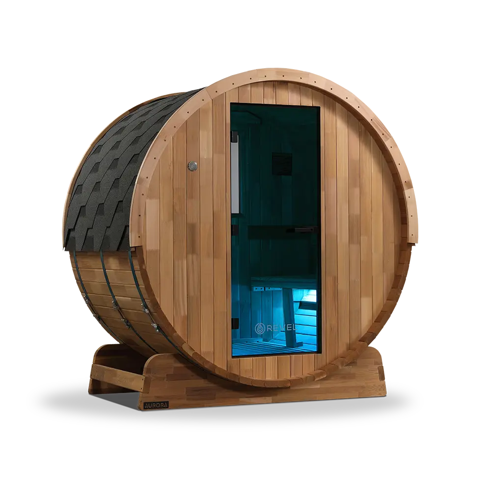 Revel Aurora - 2 Person Traditional Cedar Barrel Sauna - Next Gen - Image 28