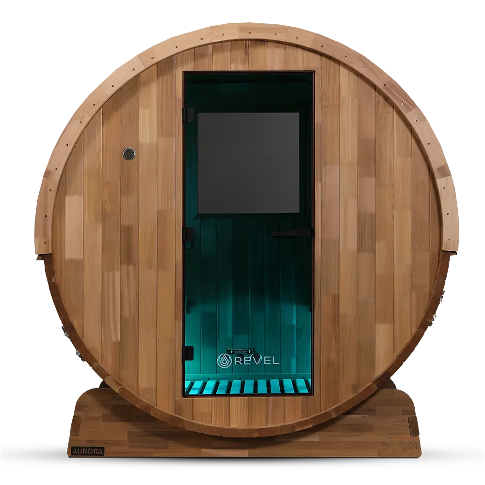 Revel Aurora - 2 Person Traditional Cedar Barrel Sauna - Next Gen - Image 30