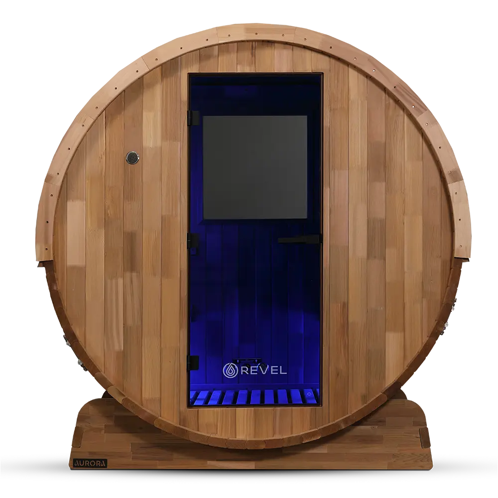 Revel Aurora - 2 Person Traditional Cedar Barrel Sauna - Next Gen - Image 31