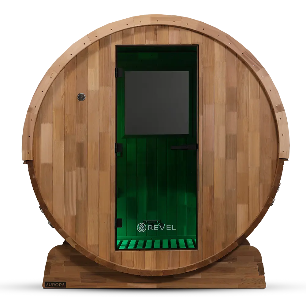 Revel Aurora - 2 Person Traditional Cedar Barrel Sauna - Next Gen - Image 32