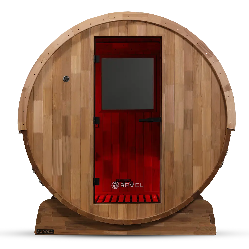 Revel Aurora - 2 Person Traditional Cedar Barrel Sauna - Next Gen - Image 34