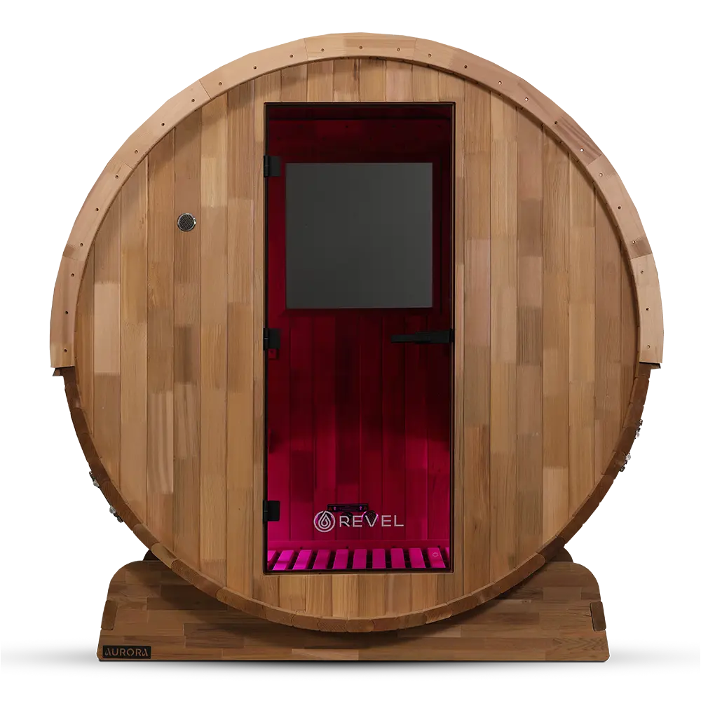 Revel Aurora - 2 Person Traditional Cedar Barrel Sauna - Next Gen - Image 35