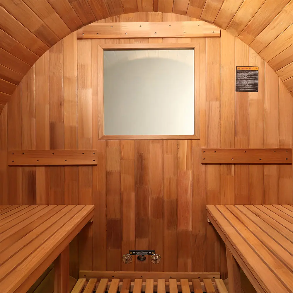 Revel Aurora - 2 Person Traditional Cedar Barrel Sauna - Next Gen - Image 7