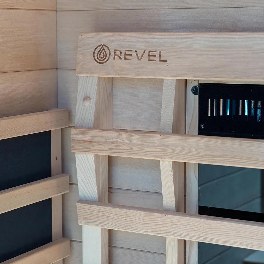 Revel Eclipse - 2 Person Full Spectrum Infrared Cabin Sauna - Image 33