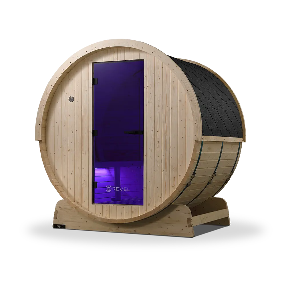Revel Eden - 4 Person Traditional Barrel Sauna - Image 13