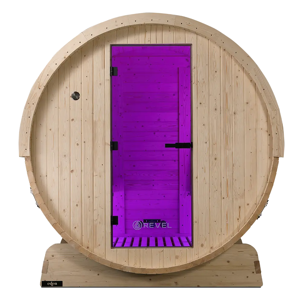 Revel Eden - 4 Person Traditional Barrel Sauna - Image 14