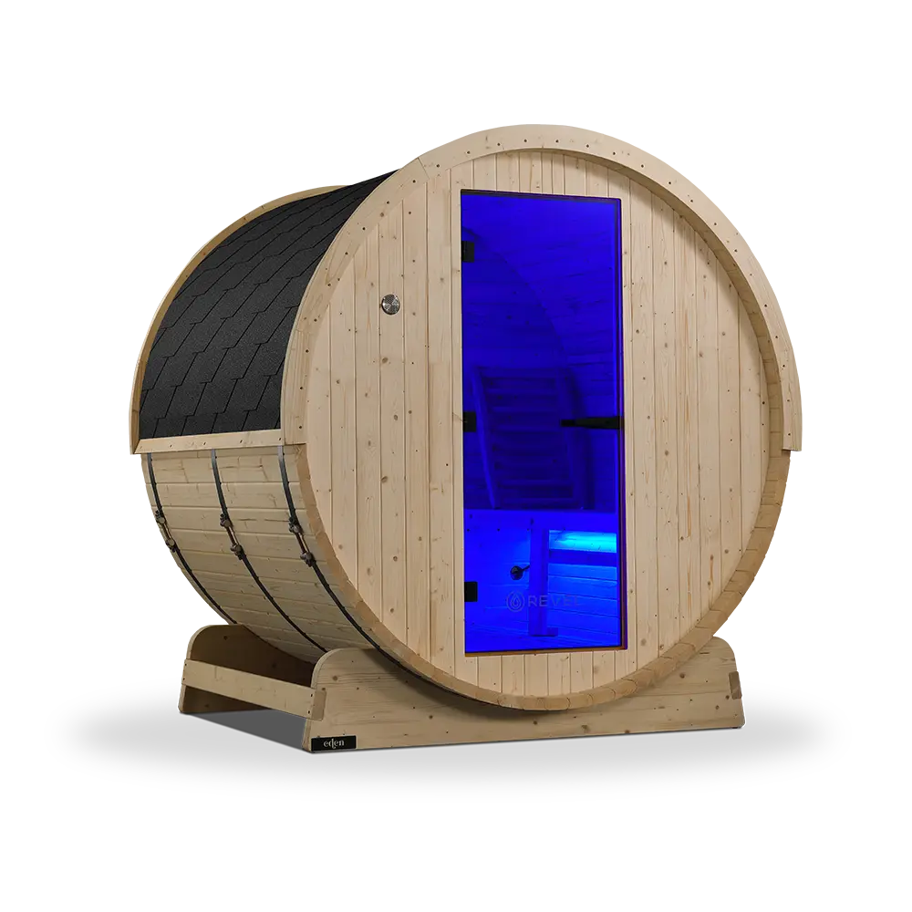 Revel Eden - 4 Person Traditional Barrel Sauna - Image 18