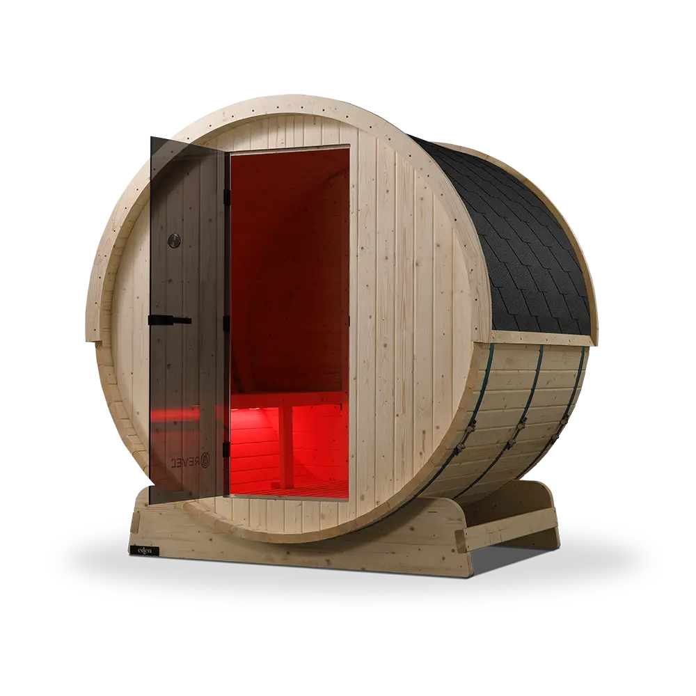 Revel Eden - 4 Person Traditional Barrel Sauna - Image 20