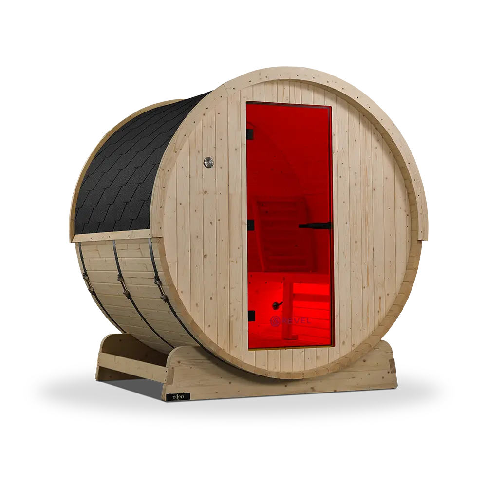 Revel Eden - 4 Person Traditional Barrel Sauna - Image 22