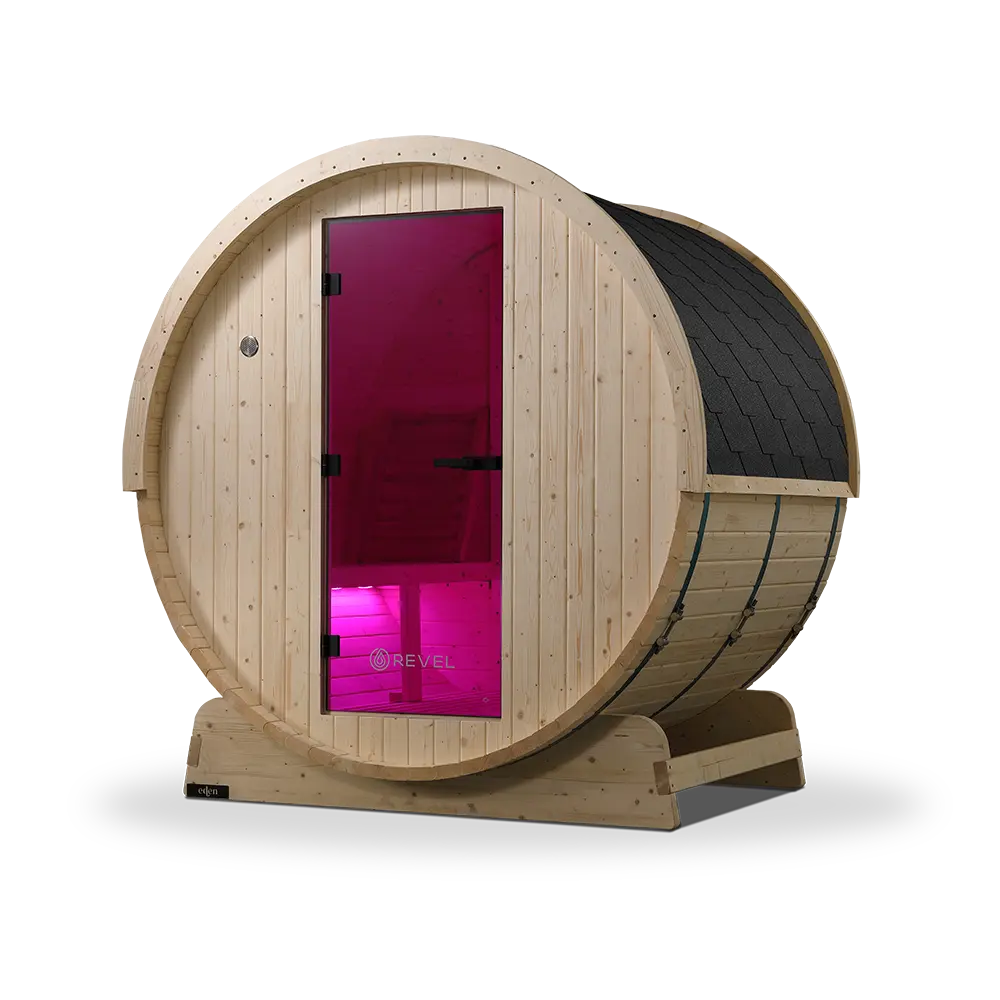 Revel Eden - 4 Person Traditional Barrel Sauna - Image 23
