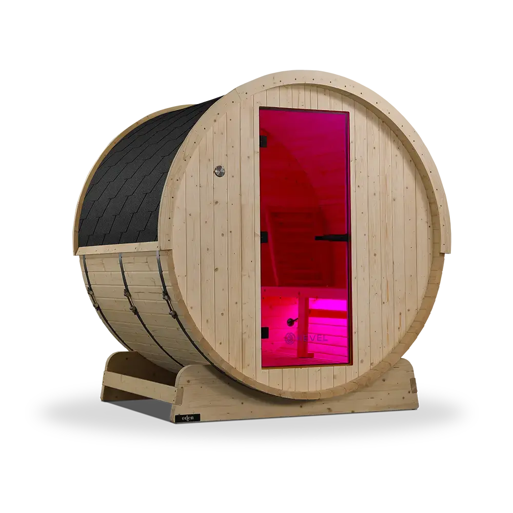 Revel Eden - 4 Person Traditional Barrel Sauna - Image 25