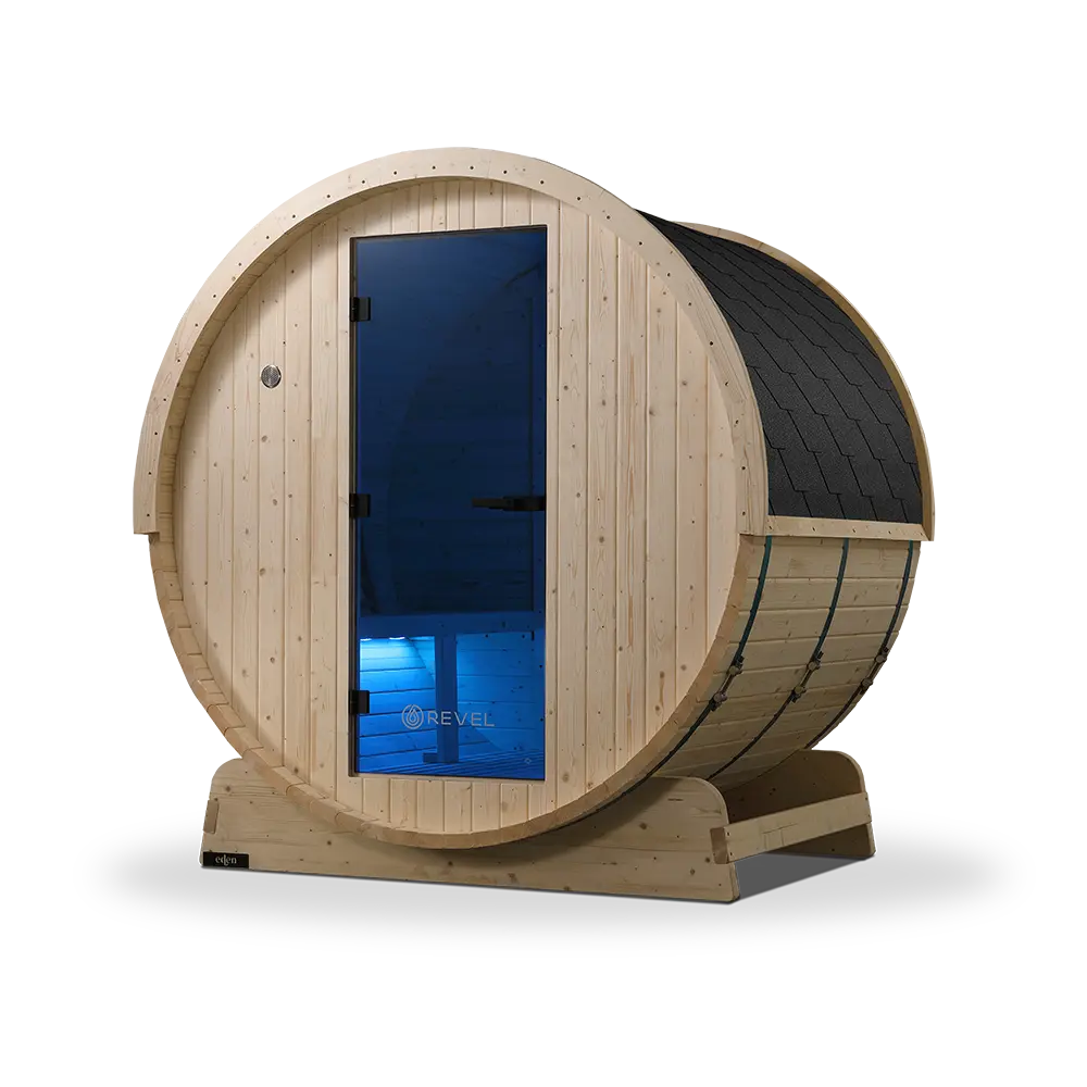 Revel Eden - 4 Person Traditional Barrel Sauna - Image 26