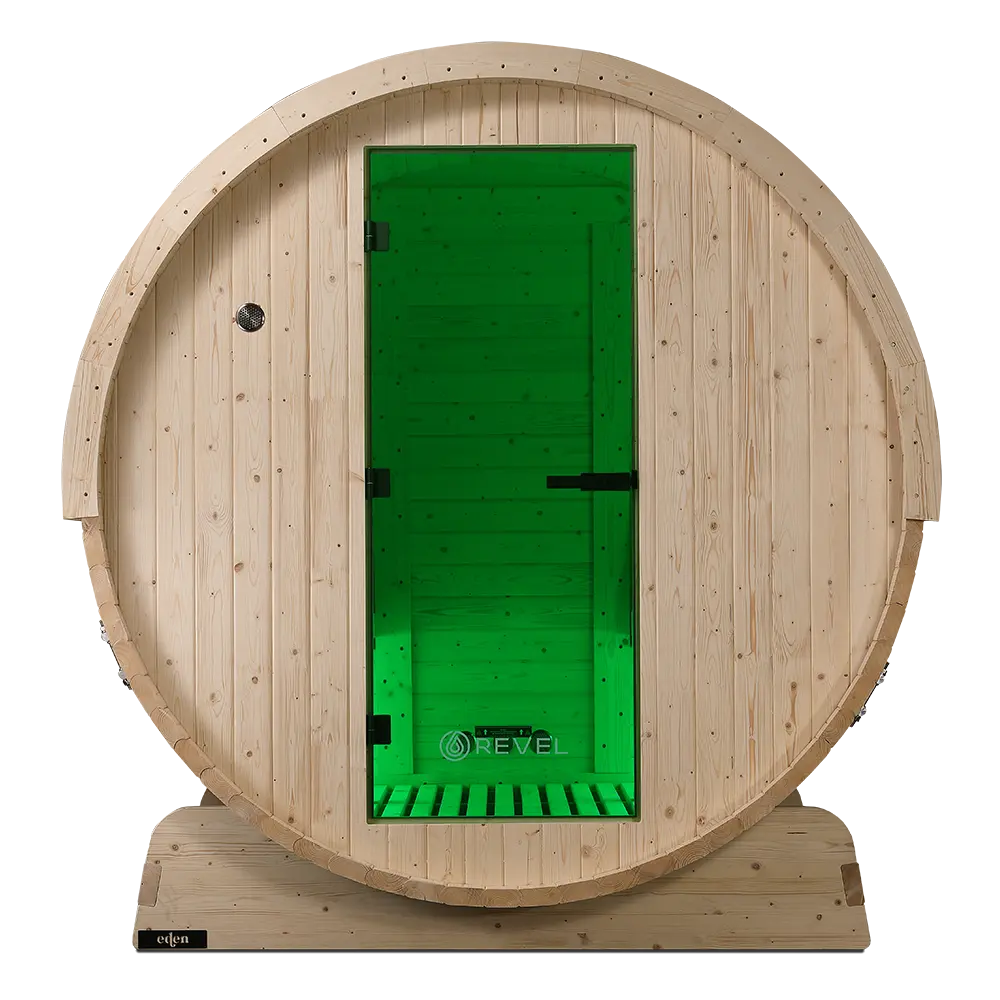 Revel Eden - 4 Person Traditional Barrel Sauna - Image 3