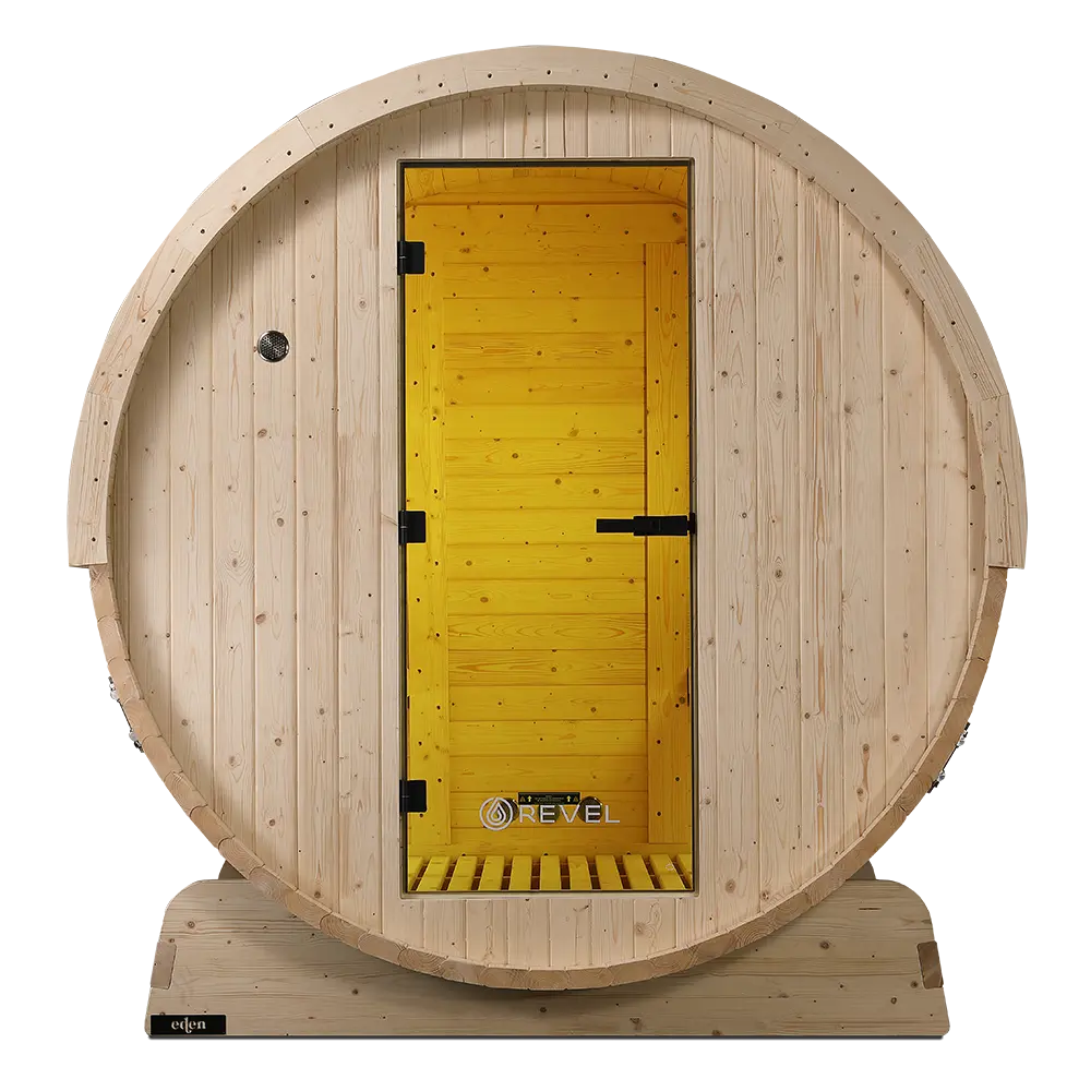 Revel Eden - 4 Person Traditional Barrel Sauna - Image 33