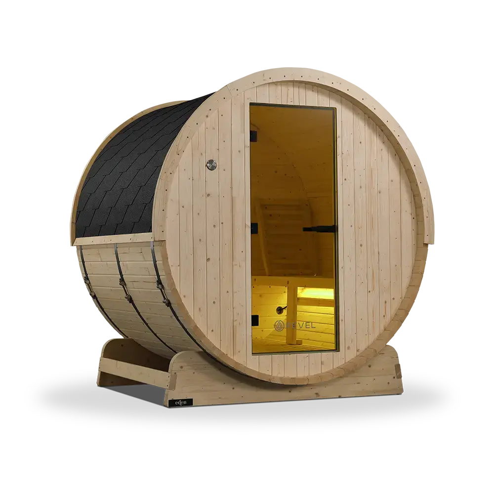 Revel Eden - 4 Person Traditional Barrel Sauna - Image 34
