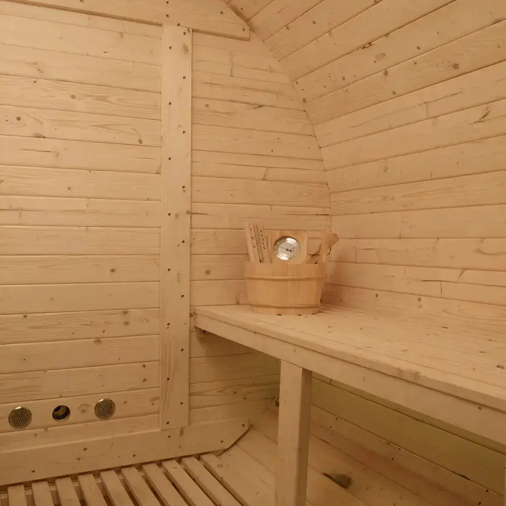Revel Eden - 4 Person Traditional Barrel Sauna - Image 8