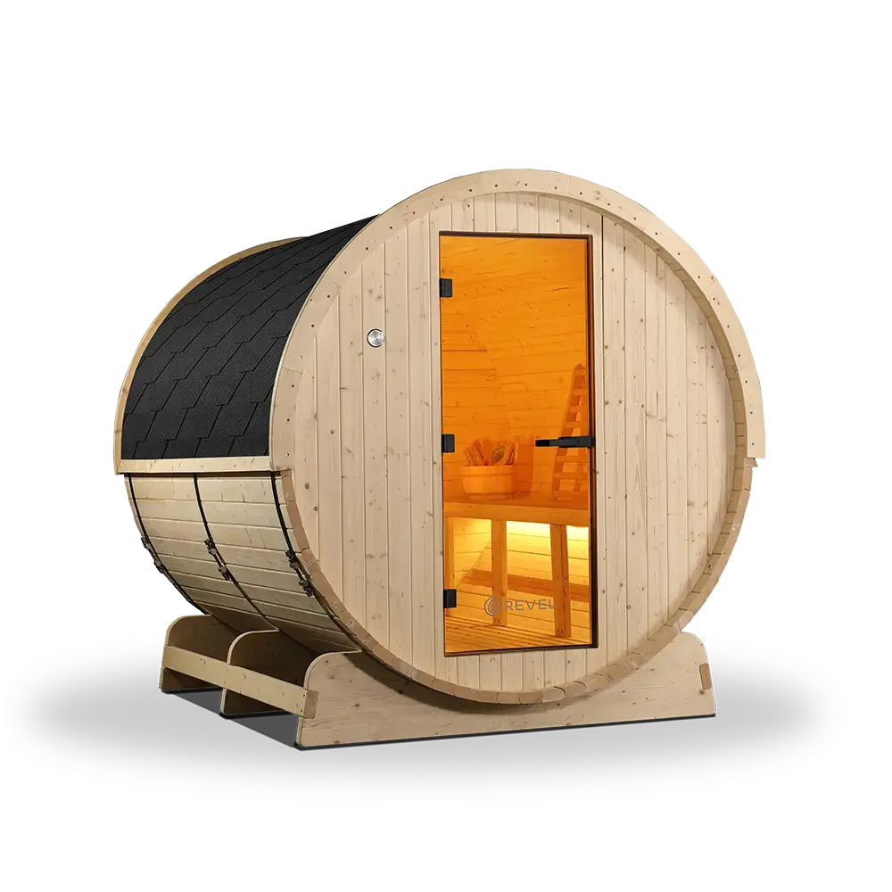 Revel Eden - 8 Person Traditional Barrel Sauna - Image 13
