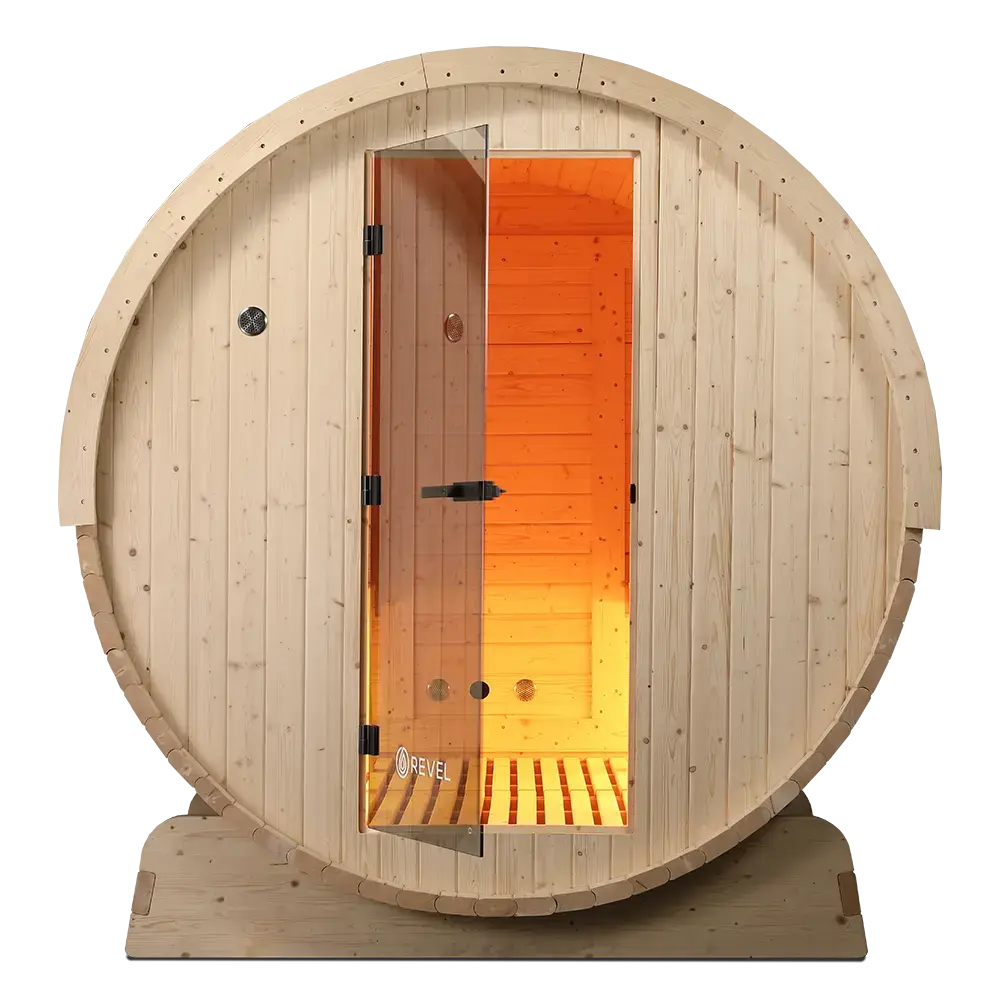 Revel Eden - 8 Person Traditional Barrel Sauna - Image 14